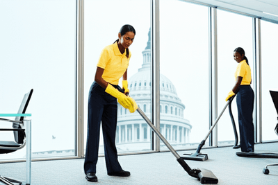 Office Cleaning Services Washington DC - TotalMGT Janitorial Services of Washington DC professional office cleaning team in Washington DC business district