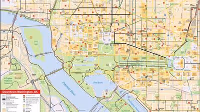 Washington DC Service Area Map - TotalMGT Janitorial Services coverage for Capitol Hill, Georgetown, and all DC metro neighborhoods